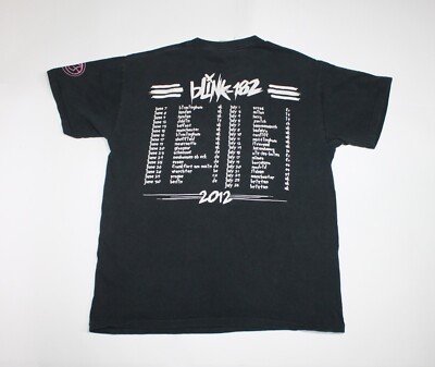 Blink-182 Shirt 20th Anniversary Tour 2012 Punk Rock Band Men's