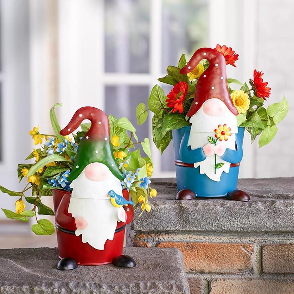 indoor christmas planters