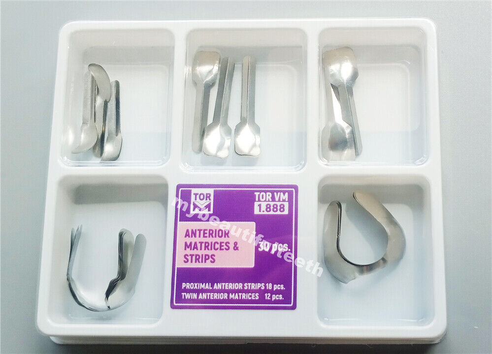 Dental Proximal Anterior Strips Matrices 1.888 Twin Matrix TOR VM