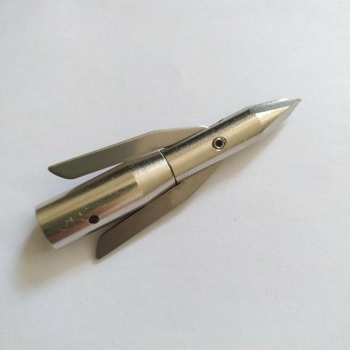 12pcs 288 Gr Bowfishing Broadheads Fishing 2 Mechanical Barbs 2.5" Holding Area - 第 7/11 張圖片