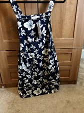 BNWT Mango Floral Pinafore Dungaree Dress Tunic Size XSmall