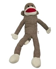 Maxx the Sock Monkey Plush Jumbo Stuffed Animal Toy 42 inch 2011 Oversized Big