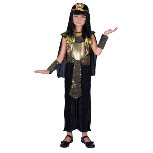 Costume Carnevale Bambina Da Cleopatra Per Regina Vestito Da Bimba  Travestimento | eBay