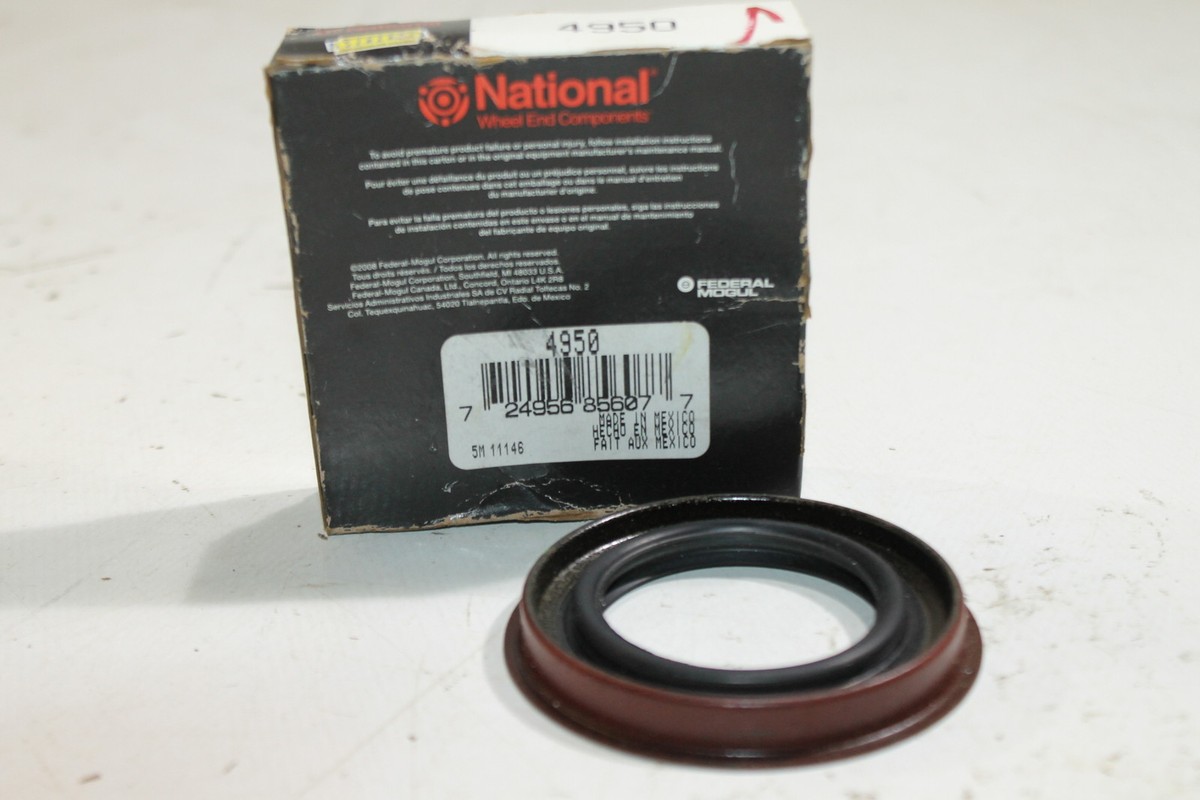 National Oil Seal 4950 | Gray | Front | 0724956856077 | Aftermarket