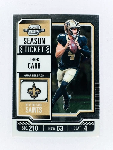 2023 Panini Contenders Optic Derek Carr #40