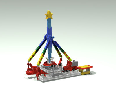 LEGO  Kirmes PDF-Anleitung  Jetforce Rides Unikat MOC Custom für LEGO -Steine