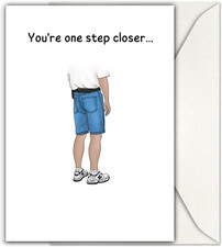 Funny Birthday Card for Men for Him Great Happy Bday Gift for Boyfriend, Hus
