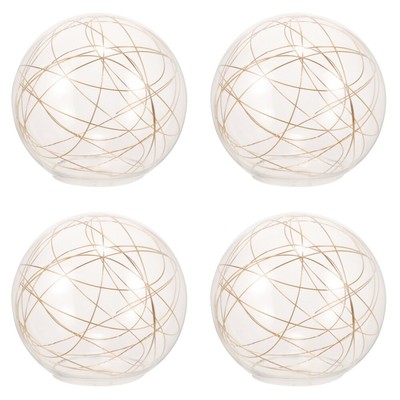  4 Count Drahtlampenabdeckung Lampenkugeln Ersetzen Wandleuchtenschatten