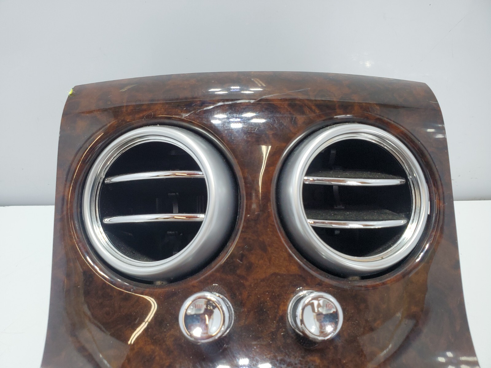 ✅ 03-10 OEM Bentley Continental GT Coupe Rear Complete Center Console Wood Trim