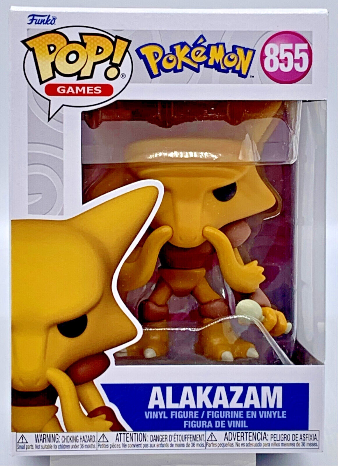 Funko POP! Games: Pokemon Alakazam 4.18-in Vinyl Figure