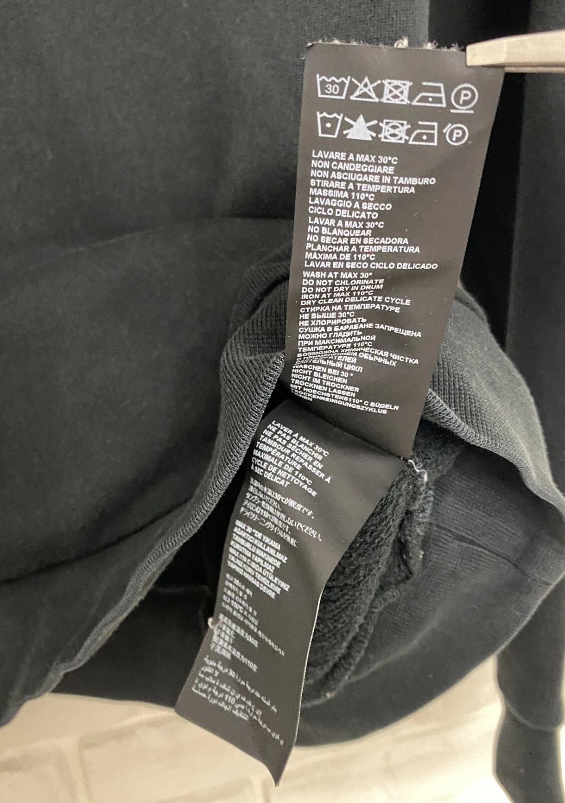 Felpa Marcelo Burlon County Of Milan bambino stampa leopardata nera taglia 14 anni