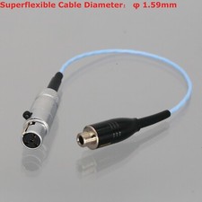 Mini-XLR TA4F 4P Female to 3.5 mm TRS Socket Locking Cable Bodypack Transmitter