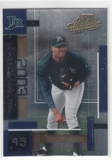 DEWON BRAZELTON 2003 PLAYOFF ABSOLUTE MEMORABILIA #52 TAMPA BAY RAYS