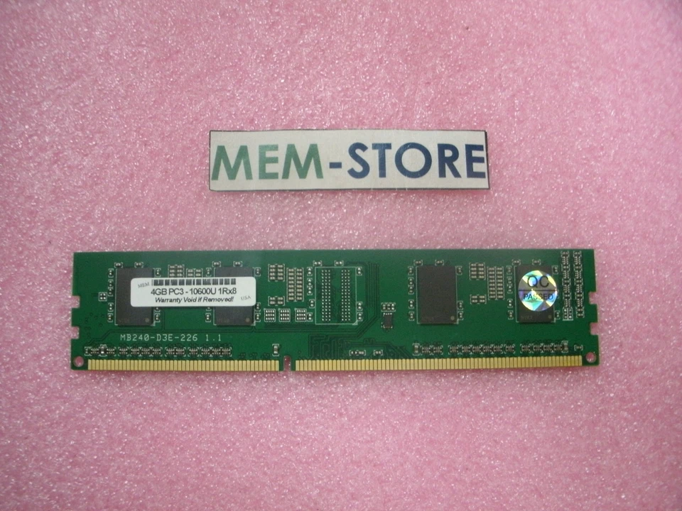 0A36527 89Y9224 4GB DDR3 1333MHz UDIMM Memory ThinkCentre M90/p M91/p SFF Tower - Image 2 of 2