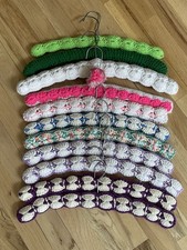 11 Vintage Crotcheted Clothes Hangers