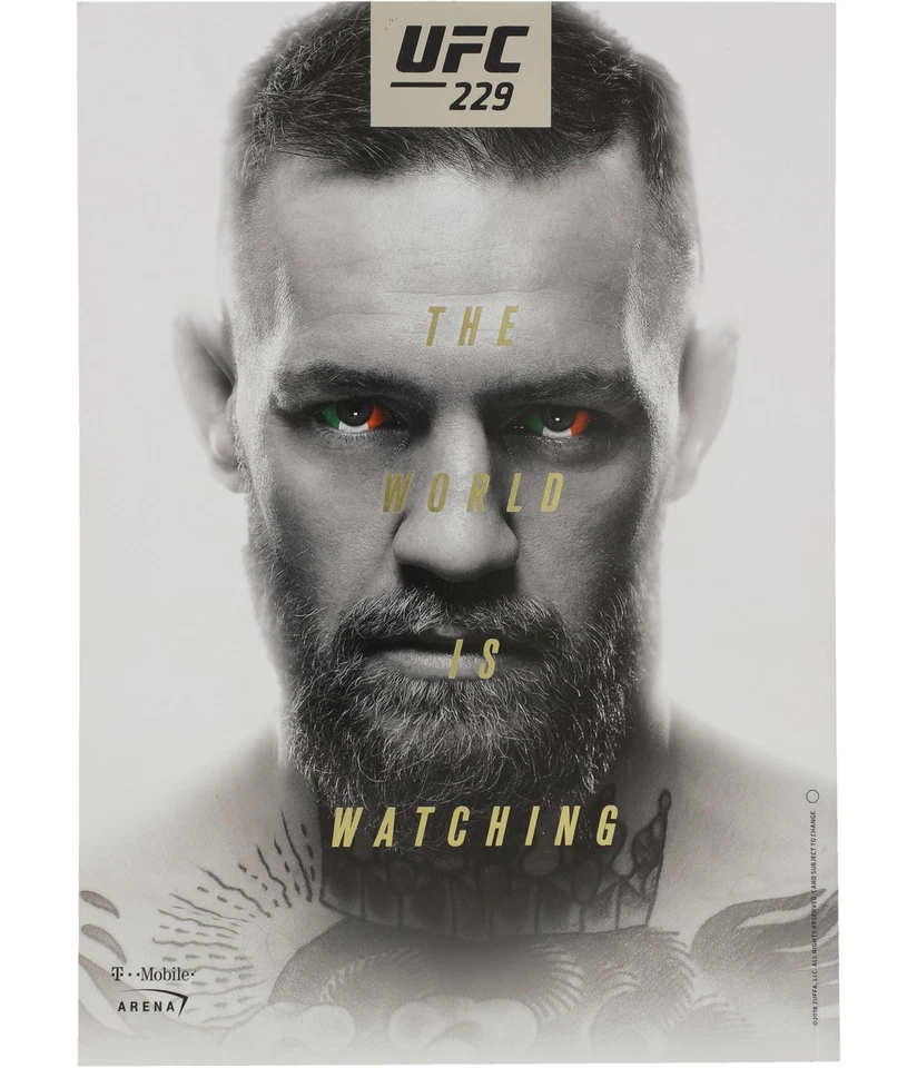 UFC Unisex 229 Khabib vs McGregor Official Program, White, One Size - Image 4 of 4