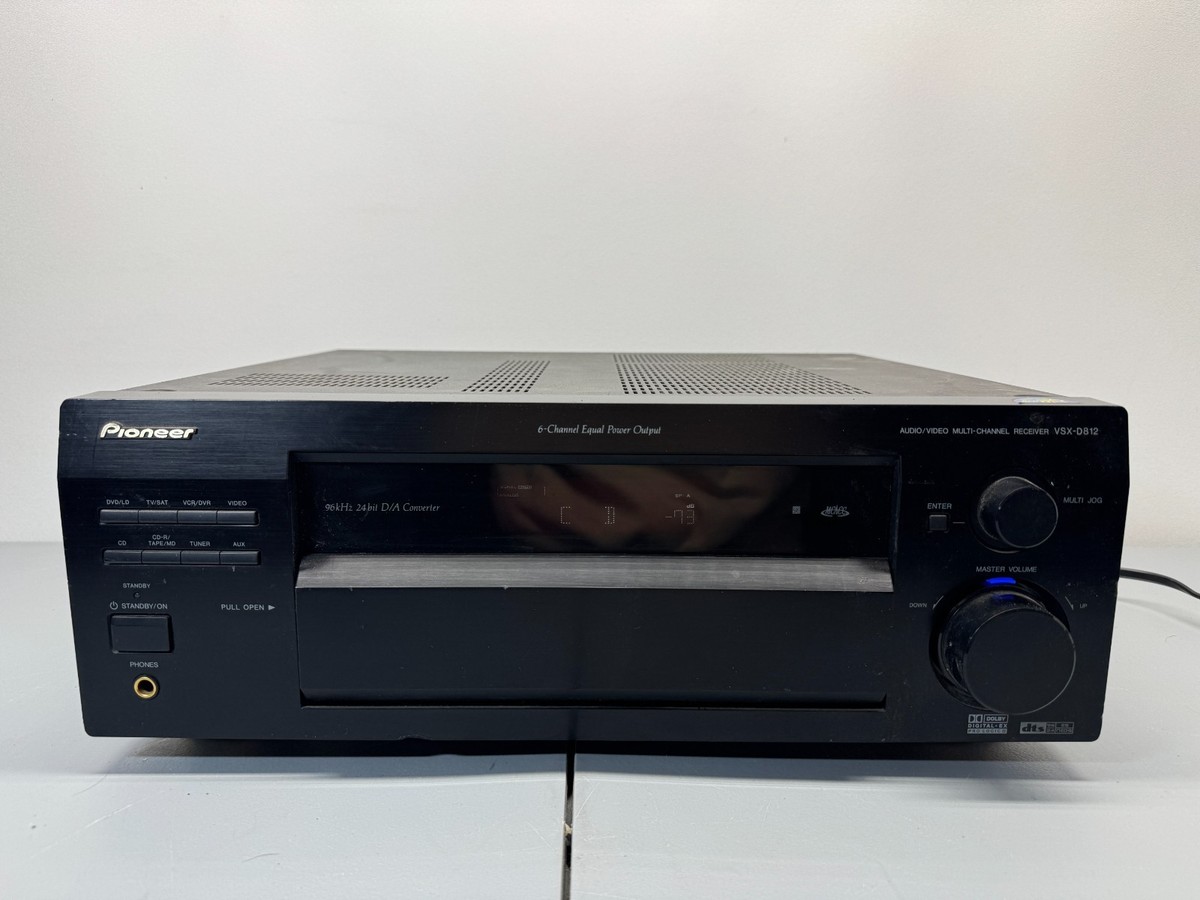 Pioneer AVアンプ VSX-D812 Pioneer VSX-D812 Receiver HiFi Stereo Vintage Home Theater 6.1