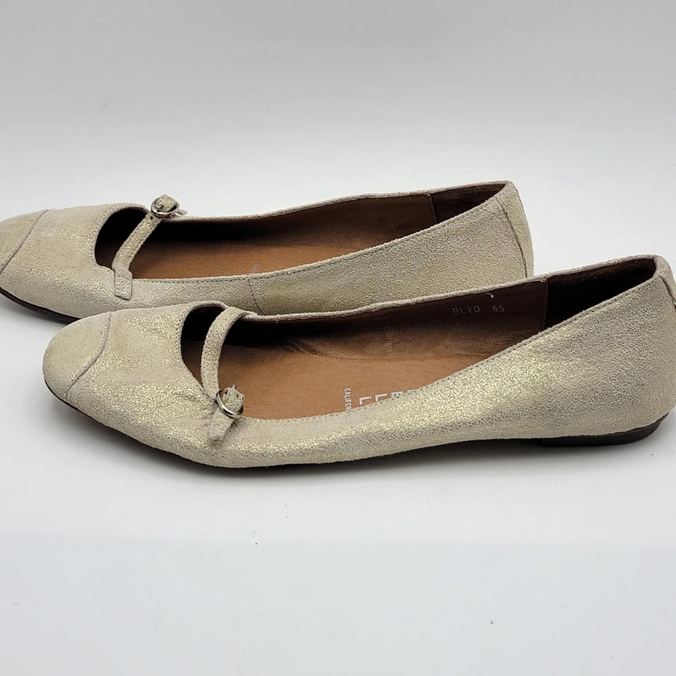 Женские кремовые балетки Jeffrey Campbell размер 6,5. #1505 - Изображение 4 из 4