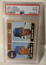 Nolan Ryan 1968 Topps Rookie 177 PSA 2 Mets HOF 