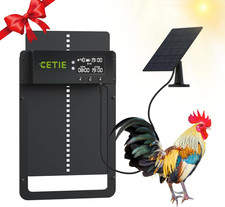 Automatic Chicken Coop Door,Chicken Coop Door with LCD Display,Multi-Modes for C