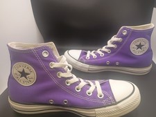 Converse Chuck Taylor All Star High Top Purple Canvas Sneakers Men Sz 5 Wn SZ 7