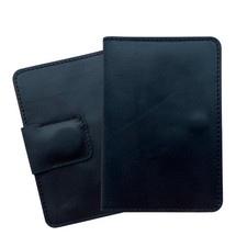 Family Passport Holder with Airtag Tracker Full Grain Leather Passport Wallet...