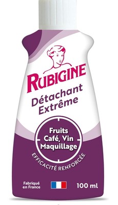 Détachant Fruits, Café, Vin, Rouge à lèvre RUBIGINE sur Droguerie Jary