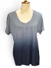 Aratta Silent Journey Ombre Scoop Neck Short ...