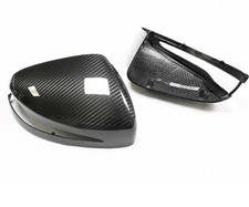Real Dry Carbon Fiber Mirror Replacement Cover Cap Fits 19-26 W463 W464 G550 G63