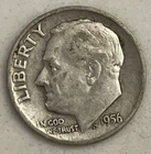 1956 D Roosevelt Dime - 90% Silver