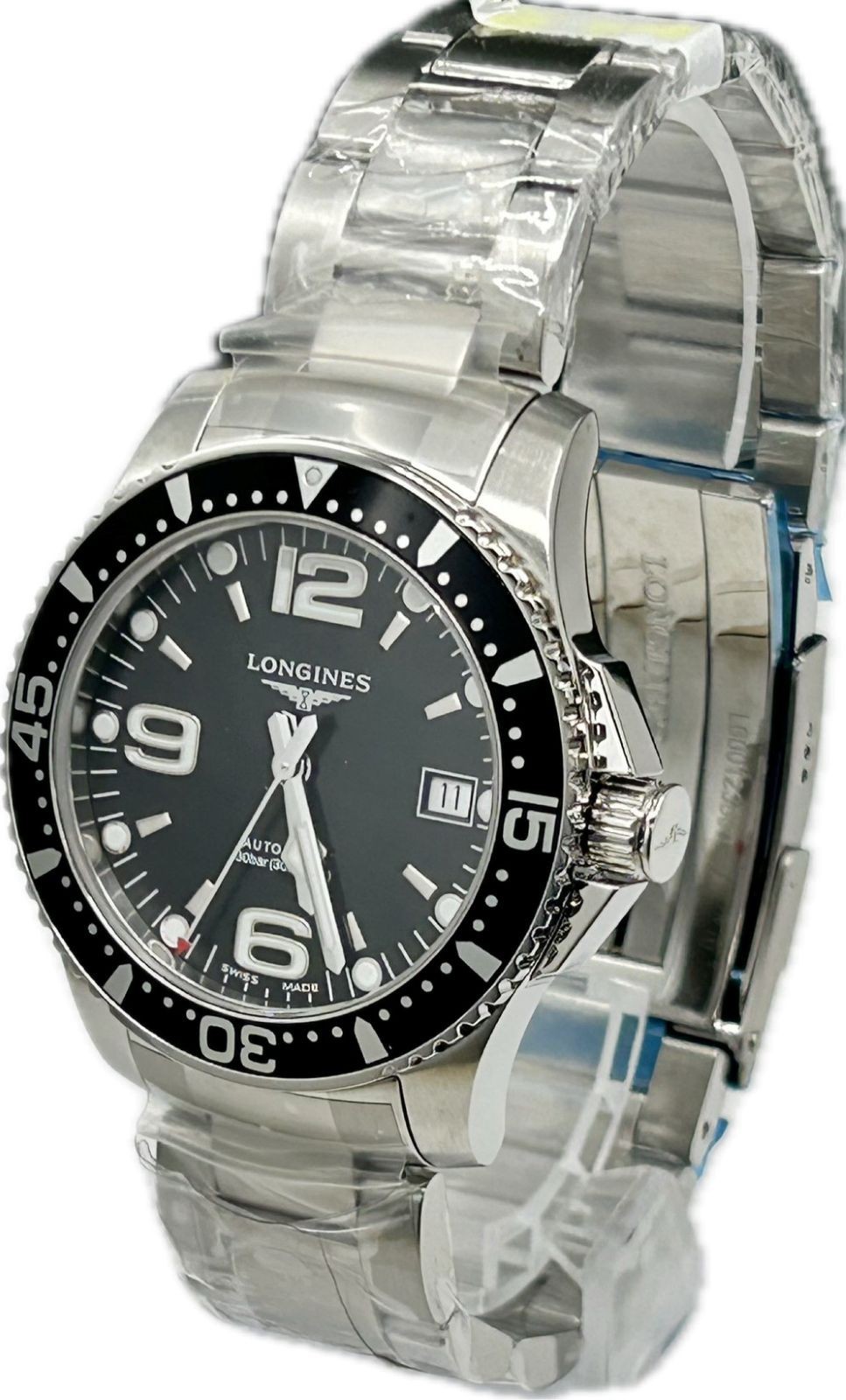 LONGINES HydroConquest L3.741.4.56.6 Automatic Mens Watch Near Mint A7233