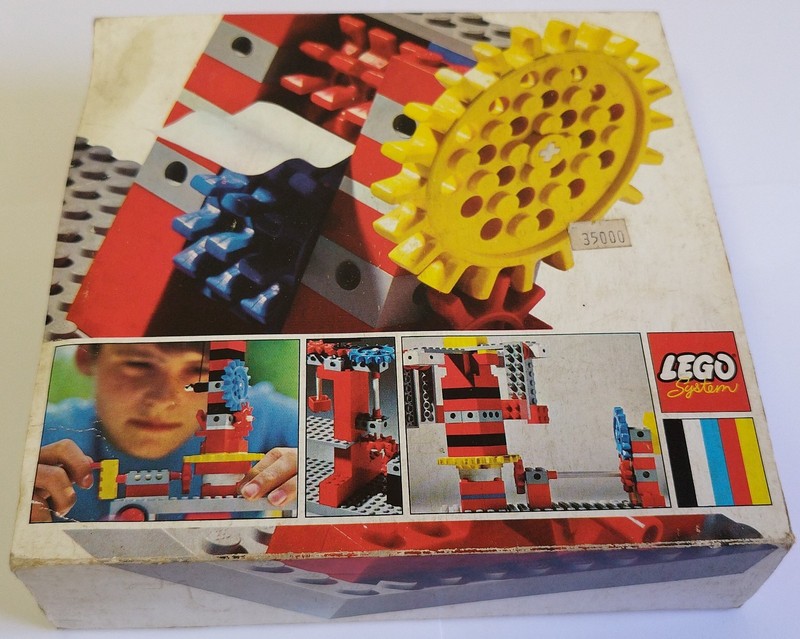 Lego System 801 Gear Set Original Box Instructions Catalog Complete 1970