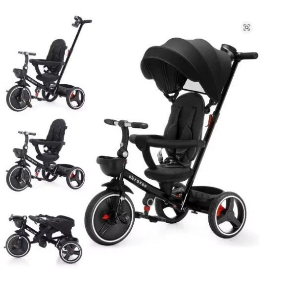 Baby Stroller Tricycle Ride Bike , 5-in-1, Adjustable Sitting & Lying