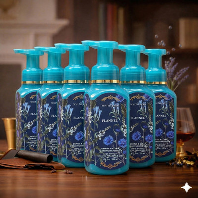 Bath & Body Works - Flannel Foaming Hand Soap 8.75 oz   [6 Pack]