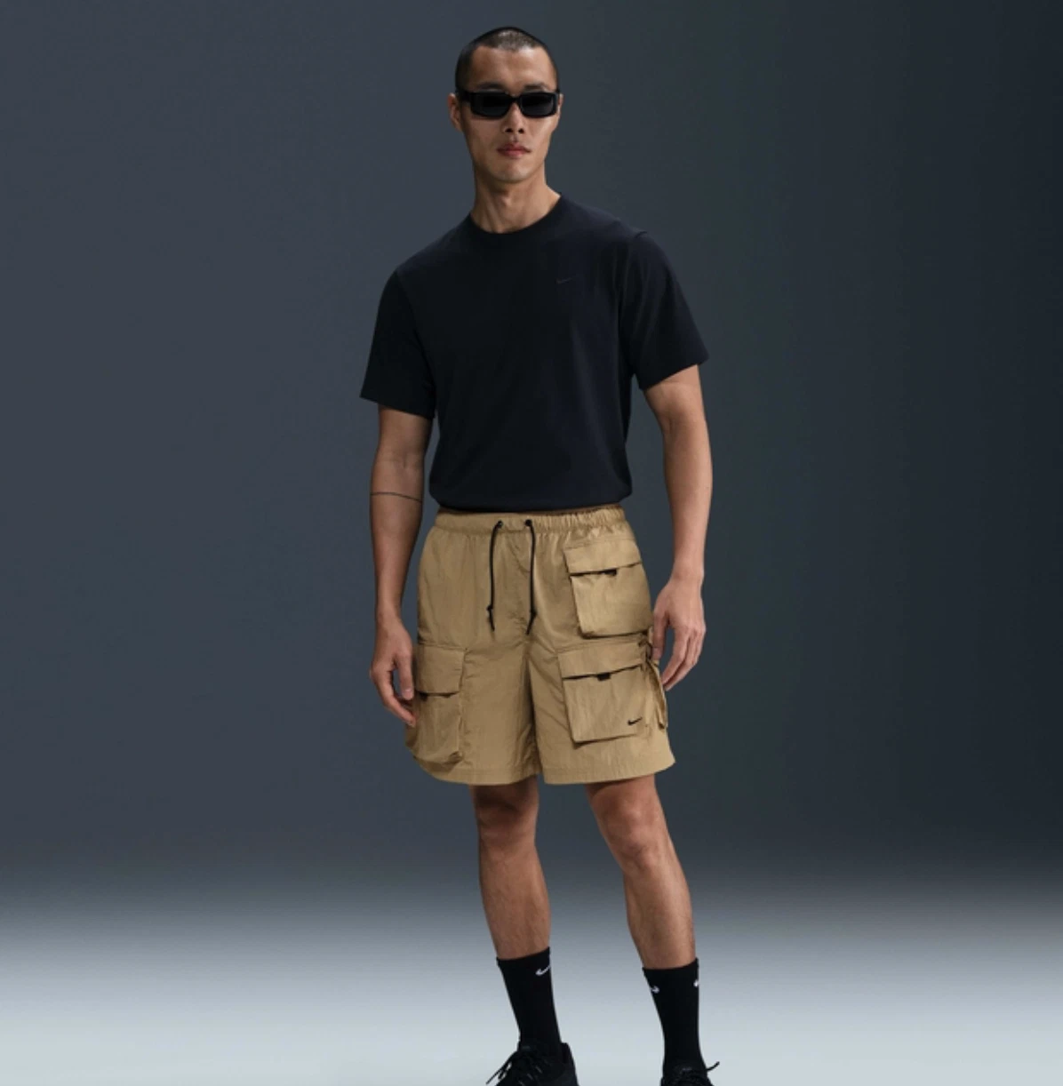 Nike Tech Woven Cargo Shorts Khaki Utility Men’s Size HJ0677-297