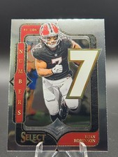2024 Panini Select - Select Numbers Bijan Robinson #3 Falcons
