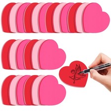 720 Sheets Heart Shaped Sticky Notes Sticky Memo Funny Stick 3 x 3 Inch Color...
