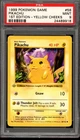 1999 Pokemon 1st Edition Base Pikachu Yellow Cheeks PSA 9 Mint