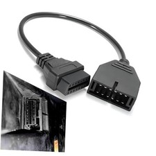 Shakas OBD1 Scanner Connector, 12 Pin OBD1 to OBD2 16 Pin Scanning Diagnostic