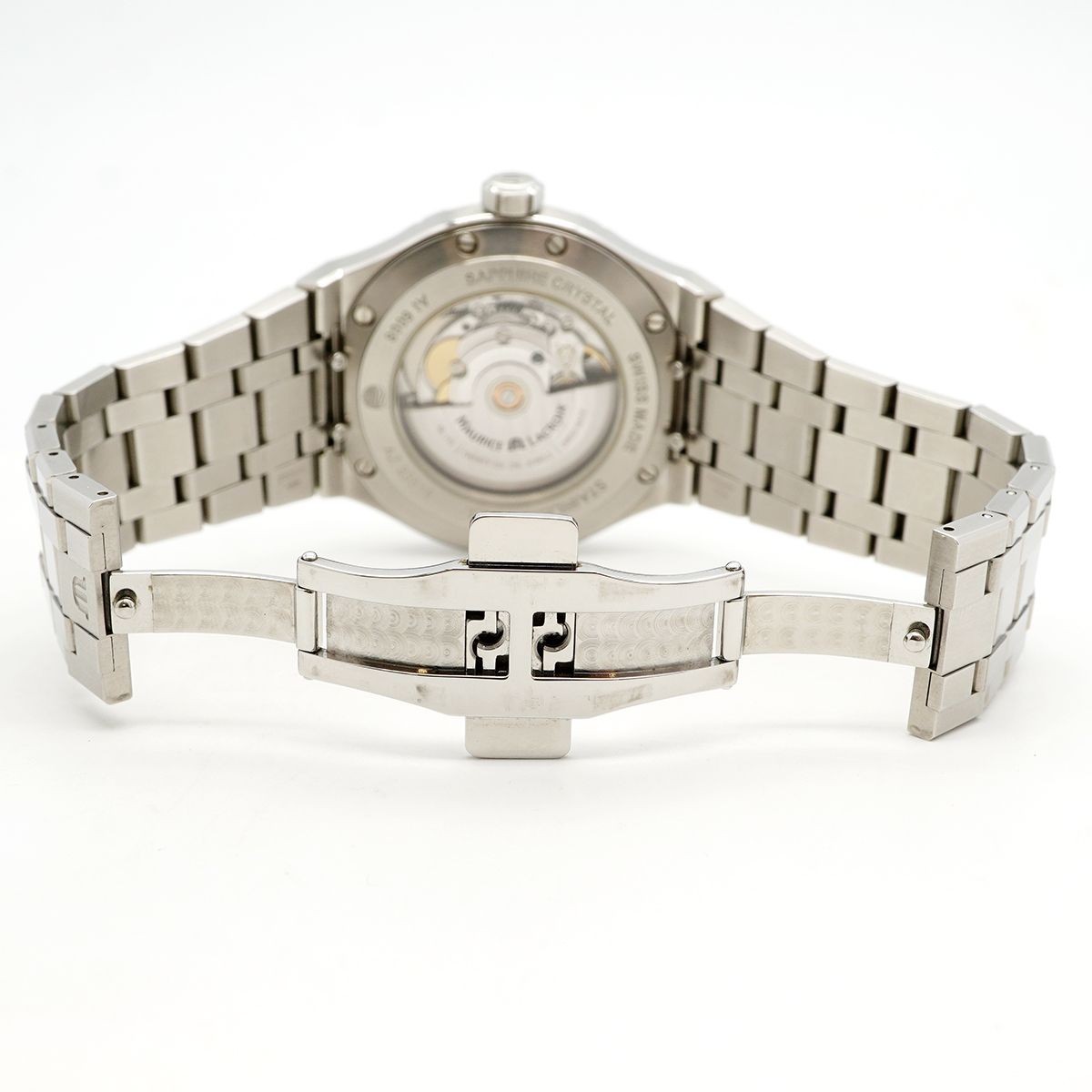 Maurice Lacroix Icon AI6008-SS002-130-1 Silver Dial Men's Wristwatch - Used image 4