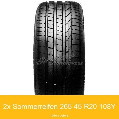 2x Sommerreifen Pirelli P-Zero XL 265/45 R20 108Y | 62603