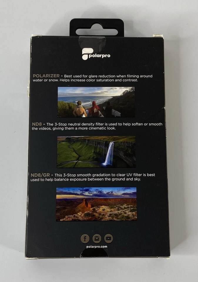 Polar Pro Hero 5,6 Edition Venture Filter 3 Pack GoPro H5B-1015 - Image 3 of 4