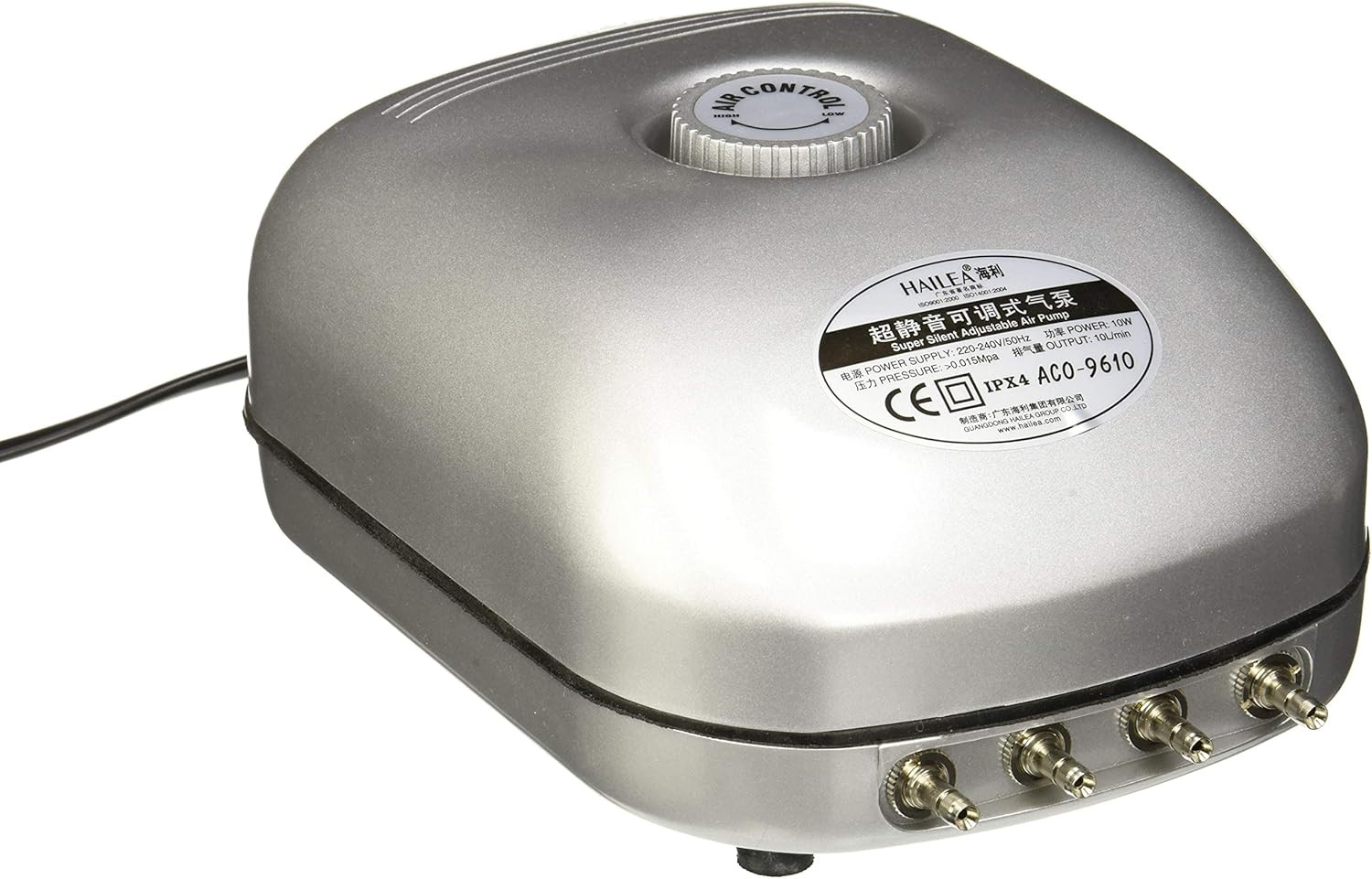 Aquaforte  Aco-9610 - Aeratore per Acquari, Con Pompa a Membrana E Pompa Dell'Ar