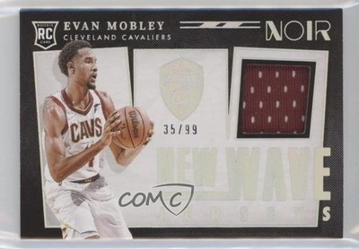 2021-22 Panini Noir New Wave Jerseys 35/99 Evan Mobley #NWJ-EVM Rookie RC 04g8