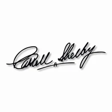 Carroll Shelby Signature GT350 GT500 - Vinyl Decal Sticker - CHOOSE Size & Color