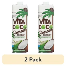 (2 pack) Vita Coco Pressed Coconut Water, 1 Lt