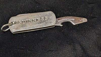 Guiness Edelstahl Flaschenöffner Reg. Design 374060
