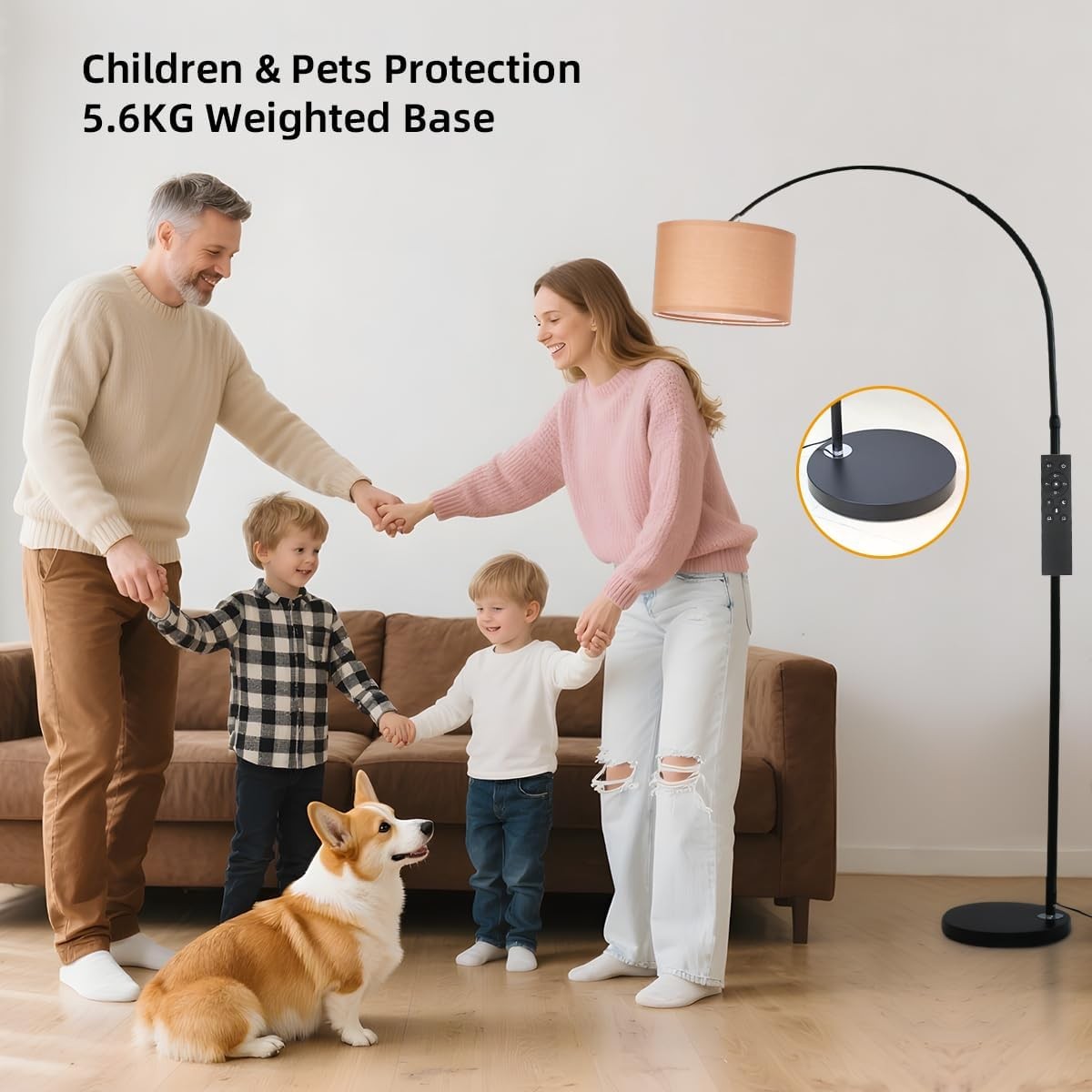 Lampada ad Arco ANTENLICHT AURA con Telecomando foto 4