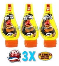3 Bottles Of Moco de Gorila Gorilla Snot Gel Punk Maximum Hold Travel Size 3oz