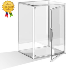 Clear Acrylic Display Case, Extra Large Stackable Storage Bins Magnetic Attracti